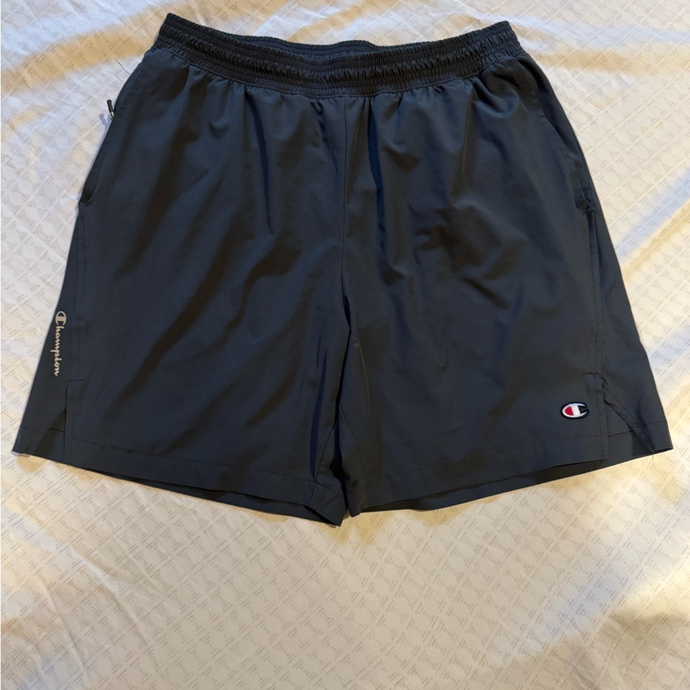 Champion Men's Dark Gray Athletic Shorts